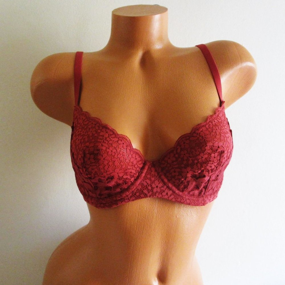 Victoria's Secret Unlined Demi Bra 32DD 32DDD - Picture 5 of 7
